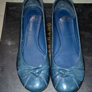 Gianni Bini Blue Women's Flats with Knot